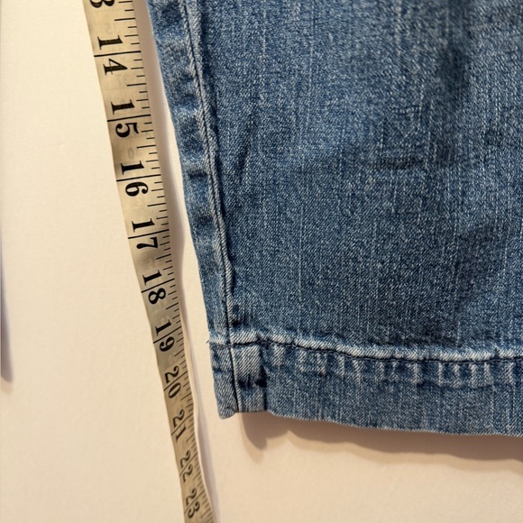 Talbots women’s linen crop straight leg jean size 6p - Picture 14 of 14